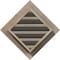 Ekena Millwork Diamond Gable Vent Unfinished, Functional, Pine Gable Vent w/ 1" x 4" Flat Trim Frame, 20"W x 20"H GVWDI20X2001SFUPI - alternate 3